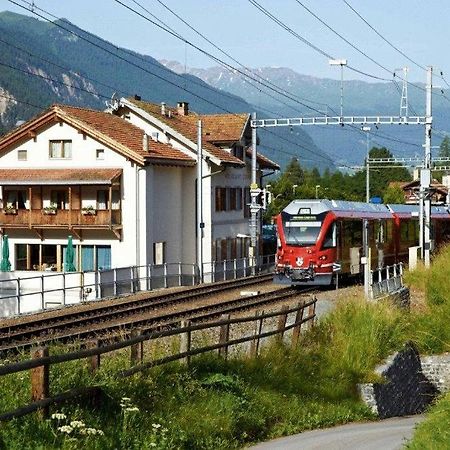 Hotel Grischuna Filisur Bagian luar foto