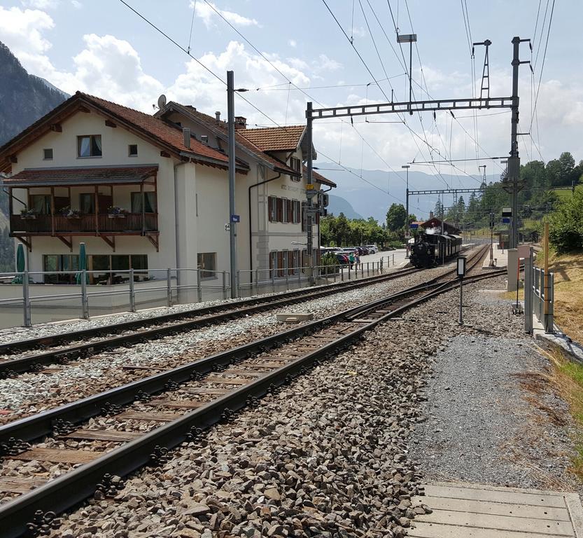 Hotel Grischuna Filisur Bagian luar foto